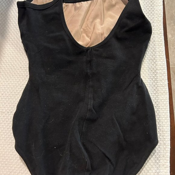 Black ballet leotard Adult Sm - Picture 2 of 2